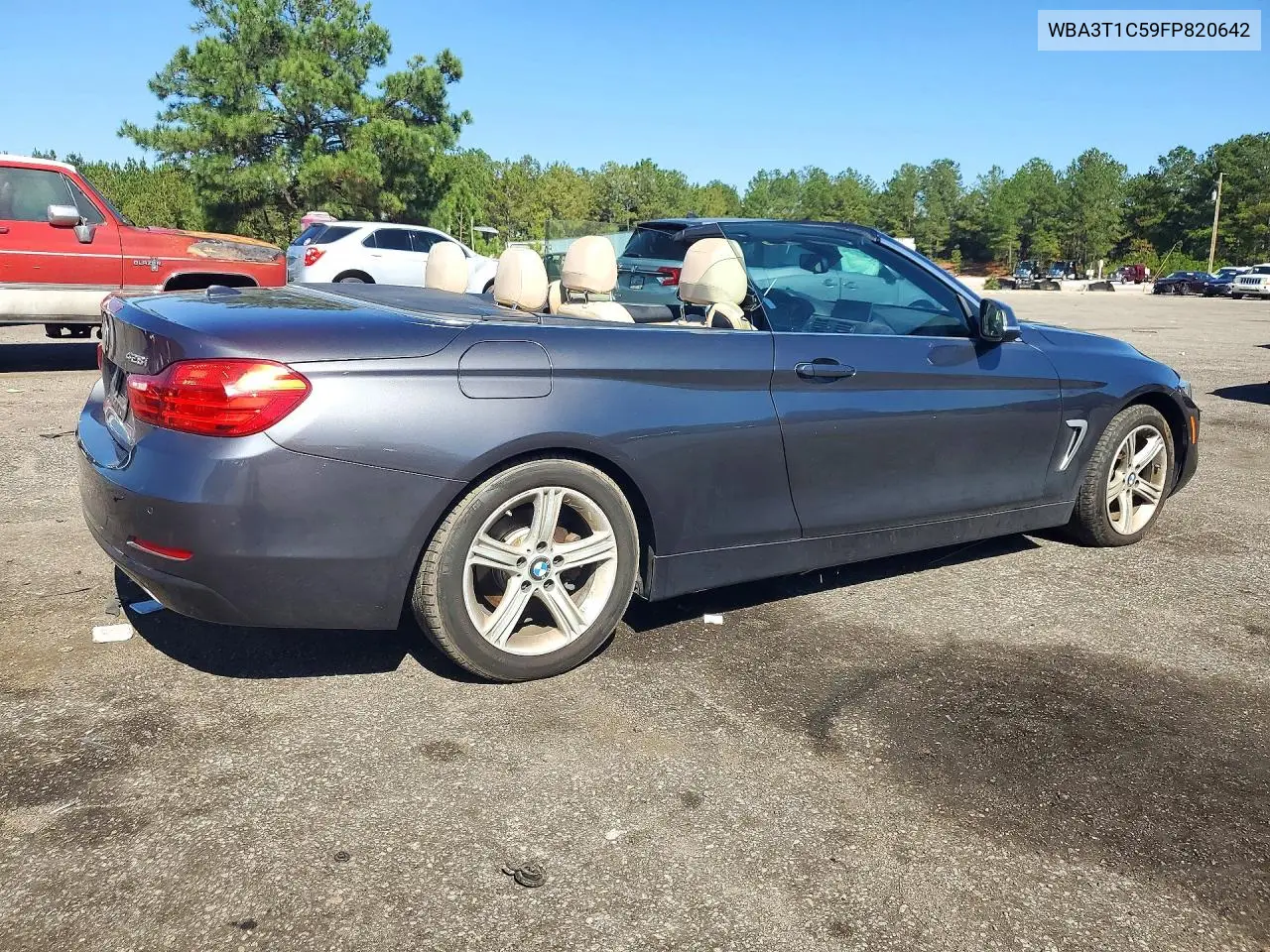 2015 BMW 4ER VIN WBA3T1C59FP820642 — фото 3