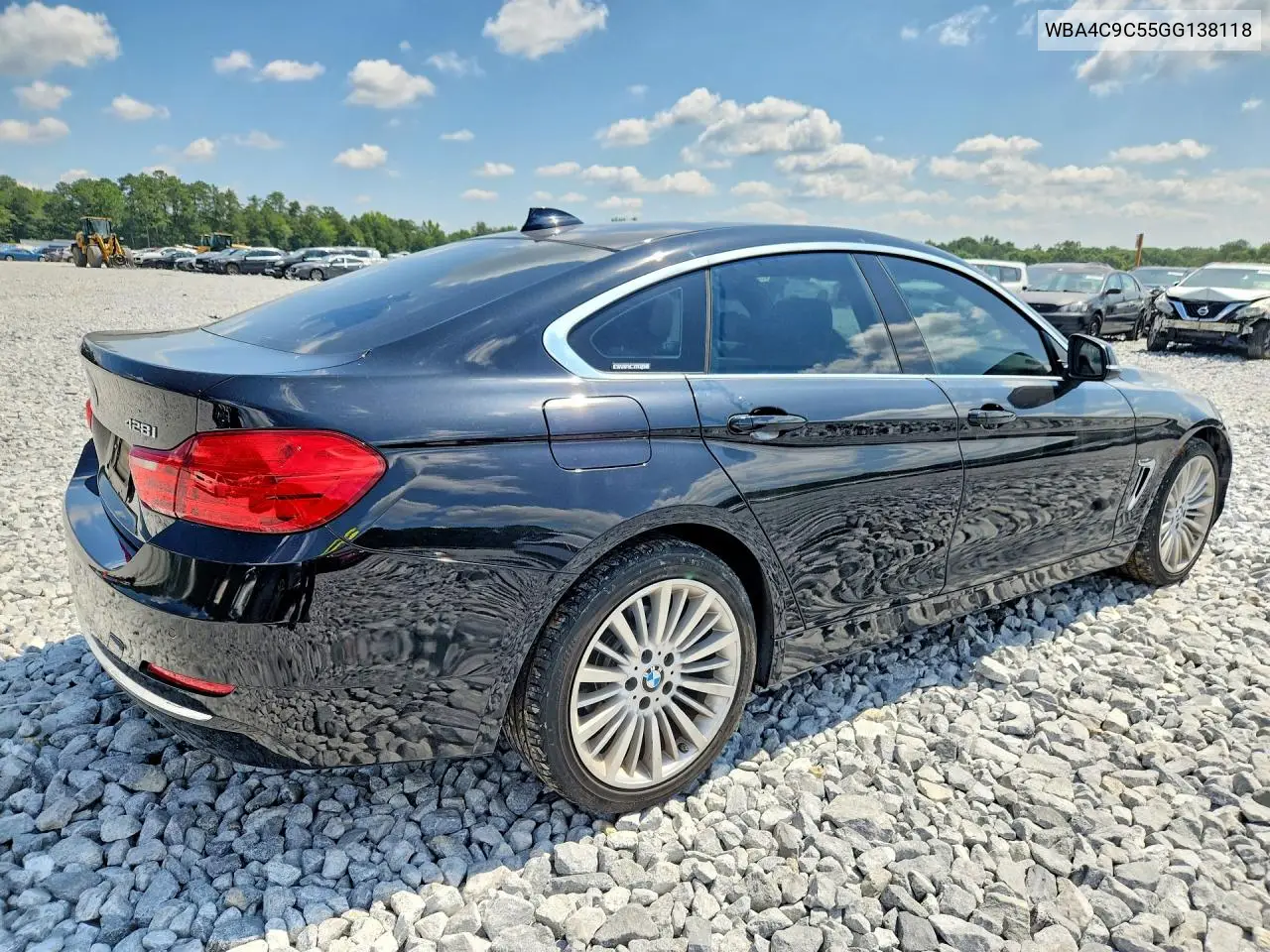2016 BMW 4ER VIN WBA4C9C55GG138118 — фото 3