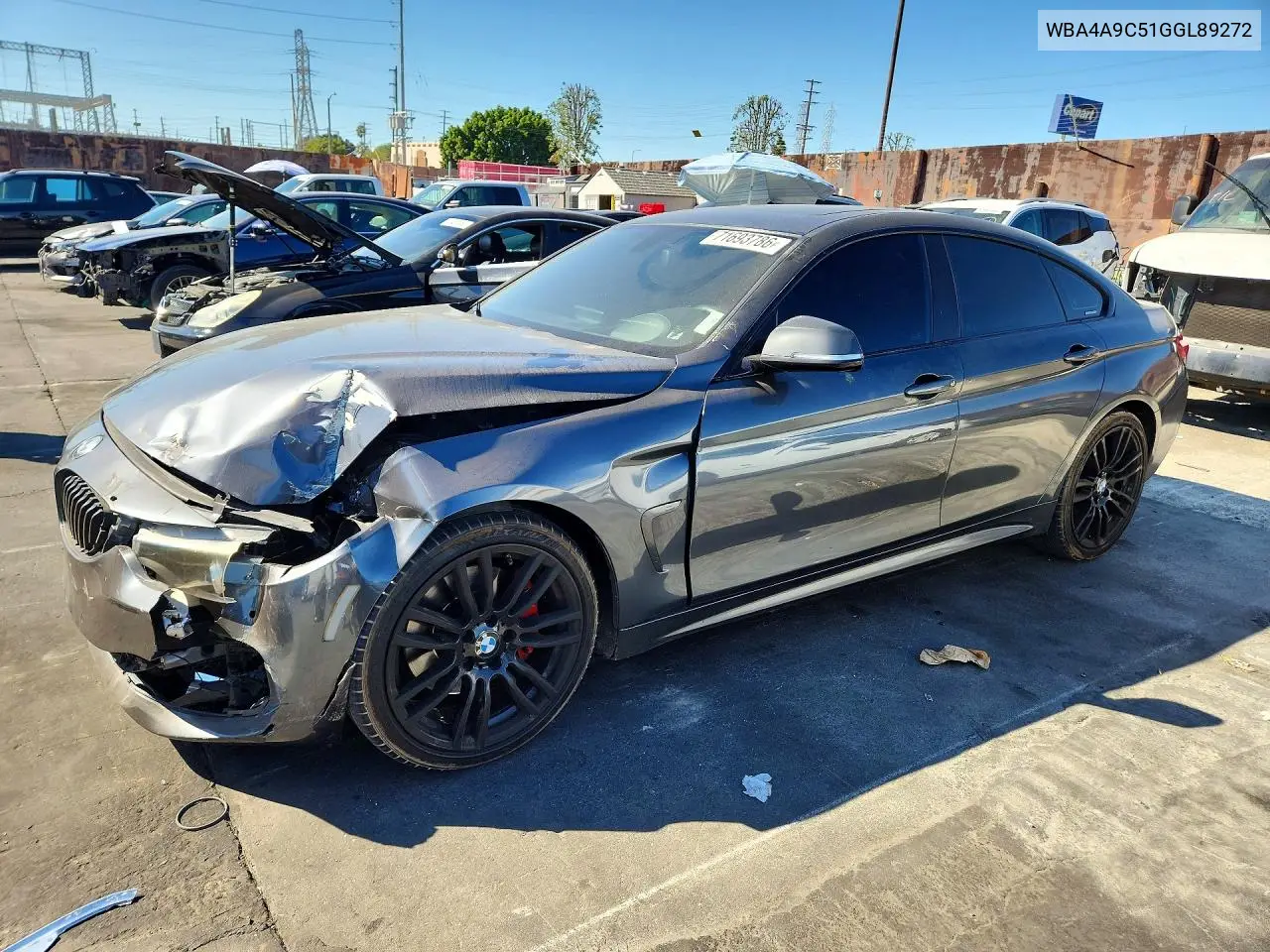 BMW 4ER 2016, VIN WBA4A9C51GGL89272
