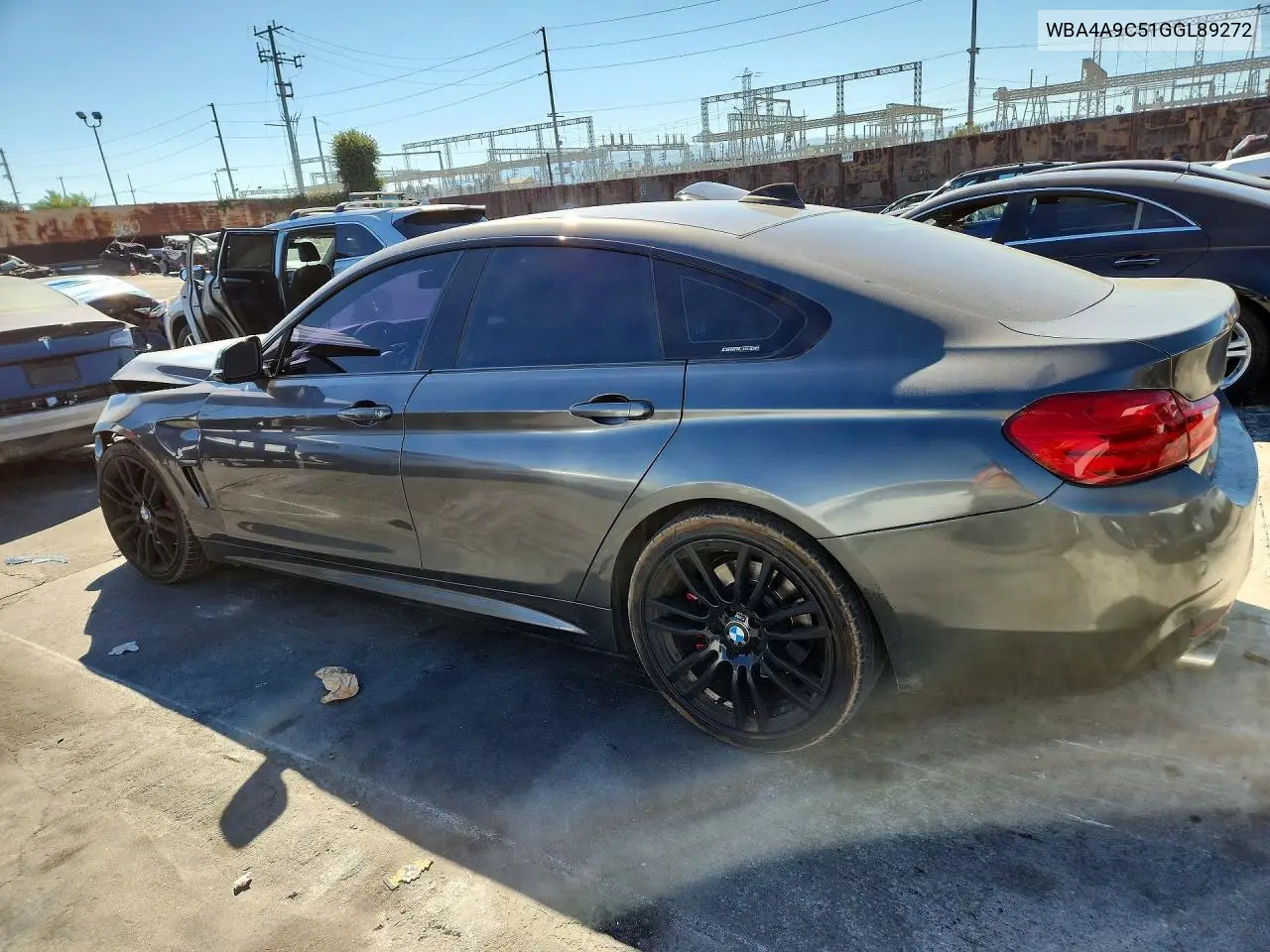 2016 BMW 4ER VIN WBA4A9C51GGL89272 — фото 2