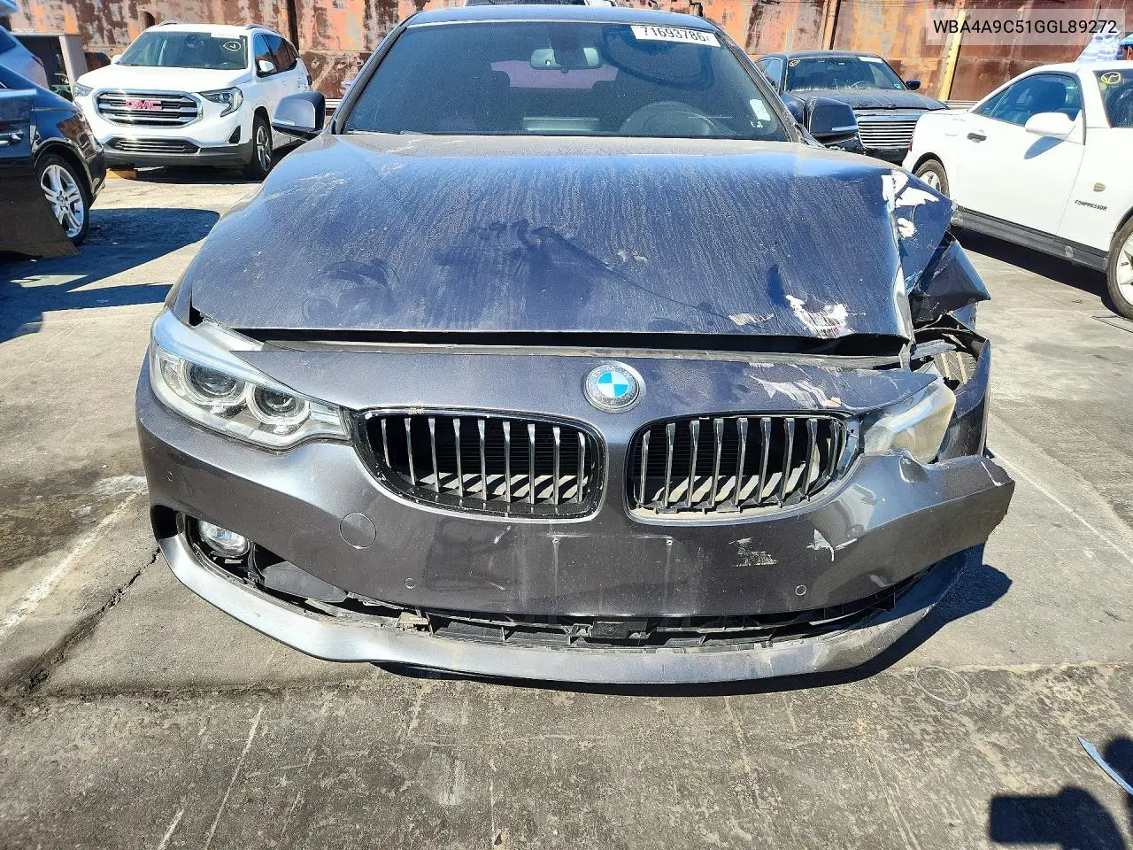 2016 BMW 4ER VIN WBA4A9C51GGL89272 — фото 5