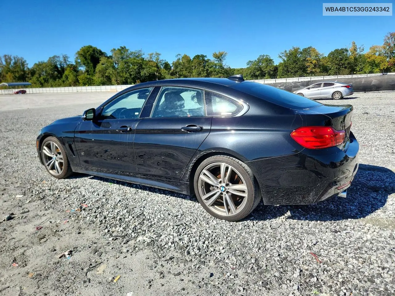 2016 BMW 4ER VIN WBA4B1C53GG243342 — фото 2