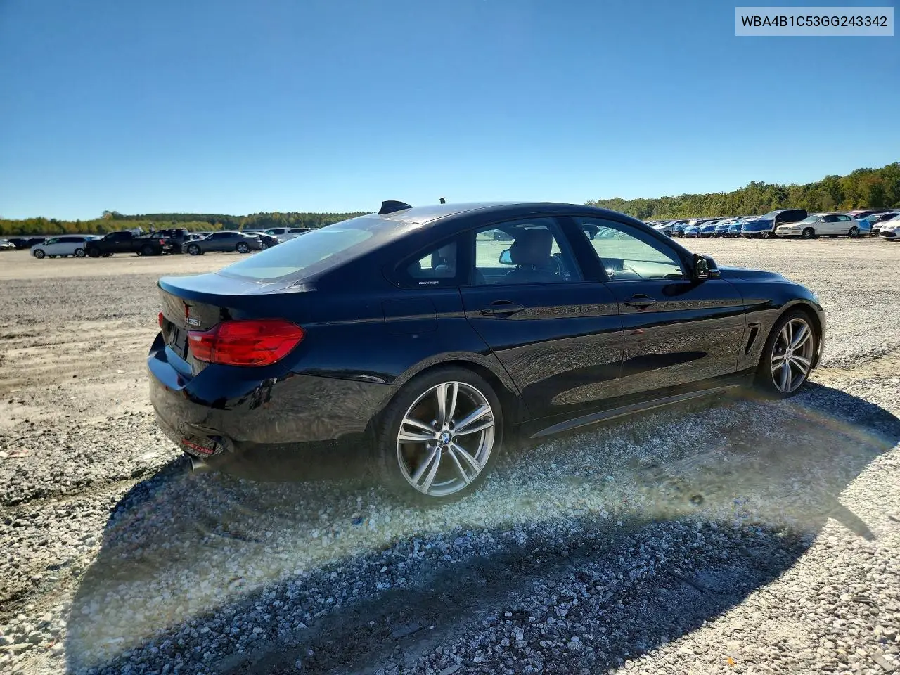 2016 BMW 4ER VIN WBA4B1C53GG243342 — фото 3