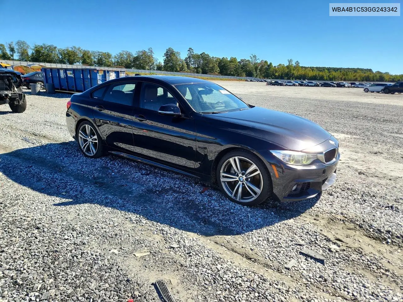 2016 BMW 4ER VIN WBA4B1C53GG243342 — фото 4