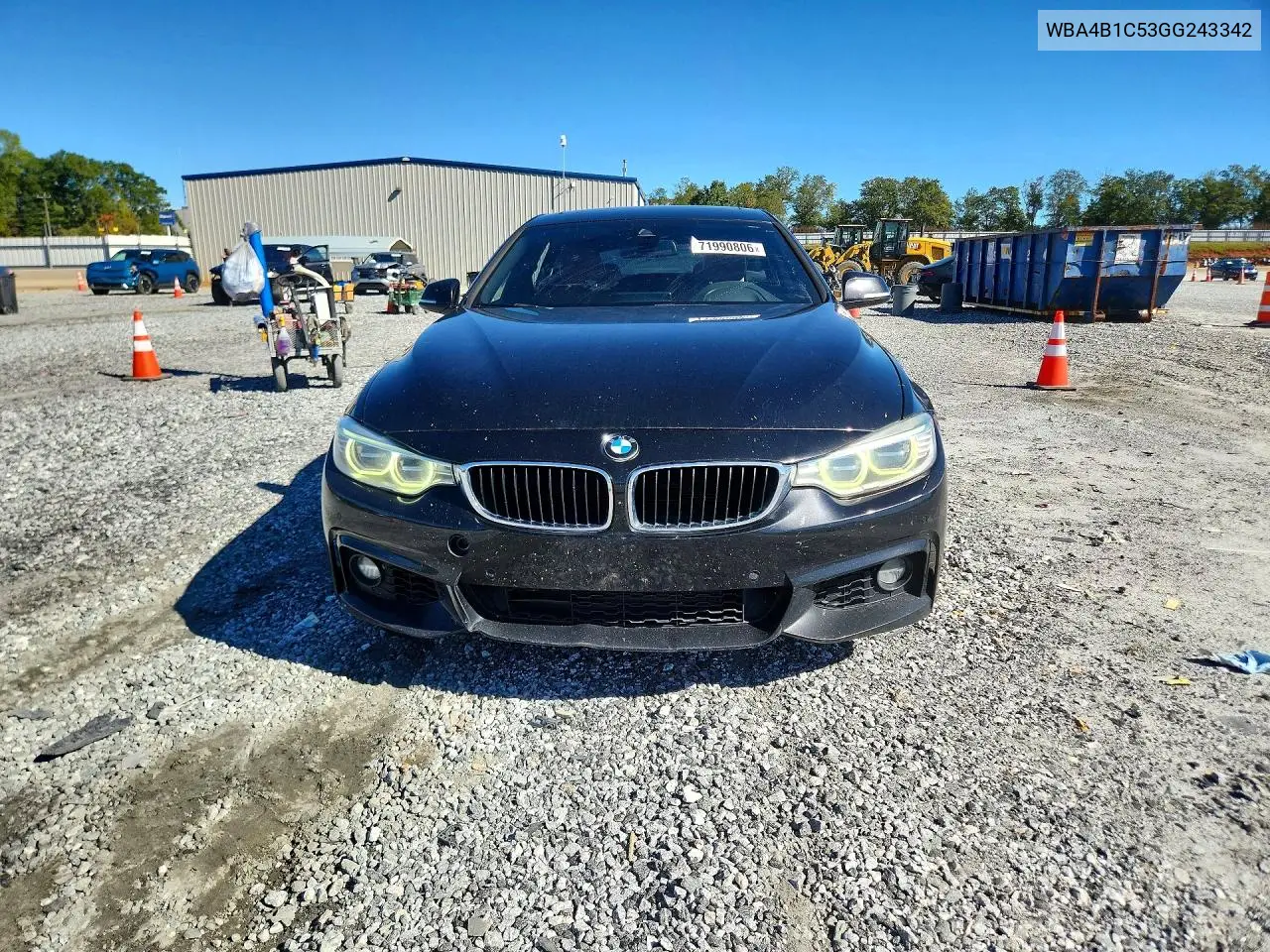 2016 BMW 4ER VIN WBA4B1C53GG243342 — фото 5