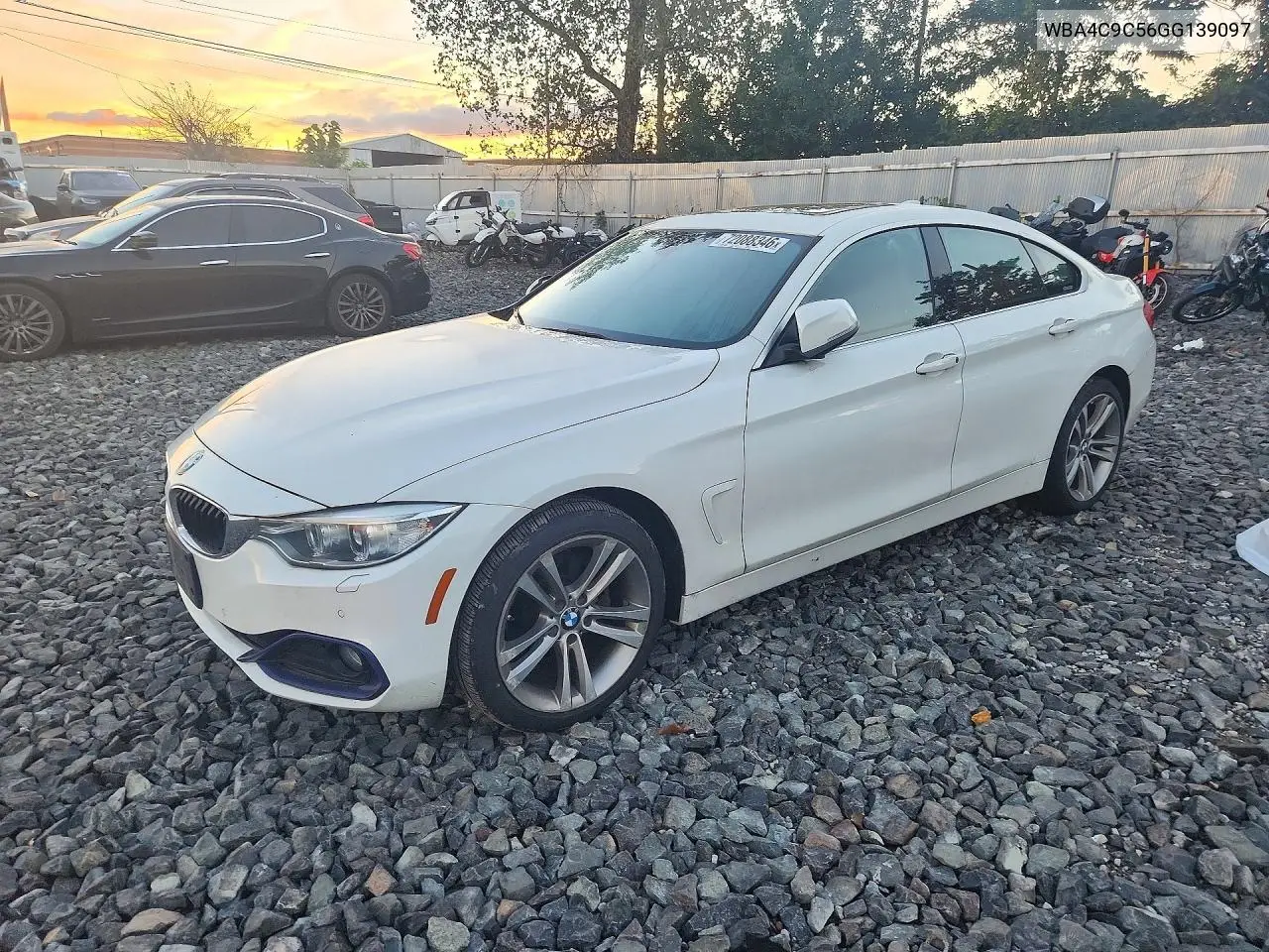 BMW 4ER 2016, VIN WBA4C9C56GG139097