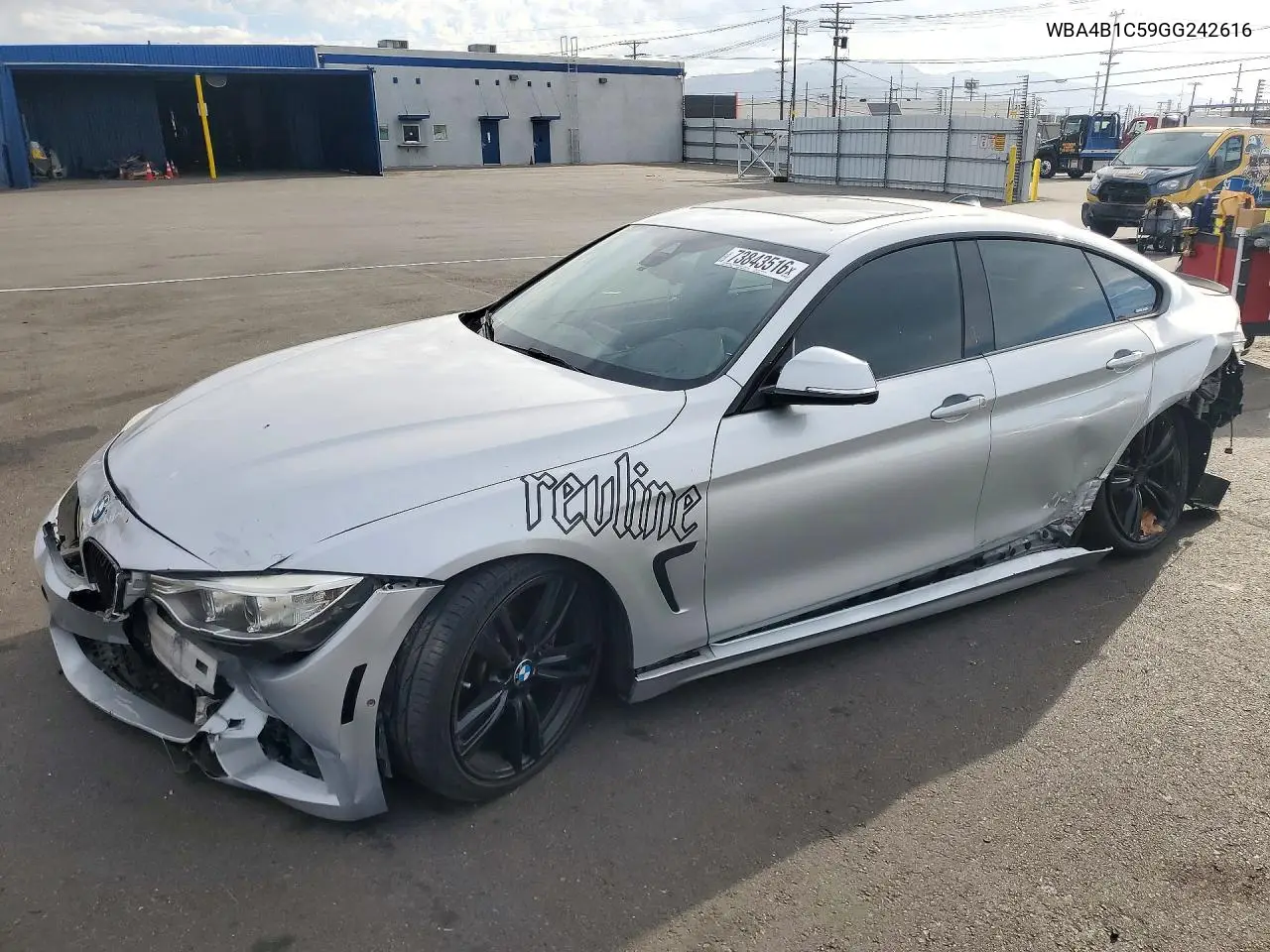 BMW 4ER 2016, VIN WBA4B1C59GG242616