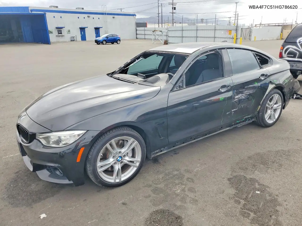BMW 4ER 2017, VIN WBA4F7C51HG786620