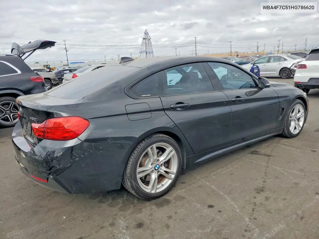 2017 BMW 4ER VIN WBA4F7C51HG786620 — фото 3