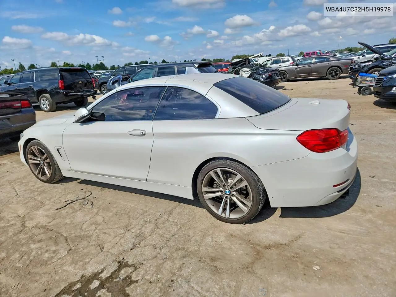 2017 BMW 4ER VIN WBA4U7C32H5H19978 — фото 2