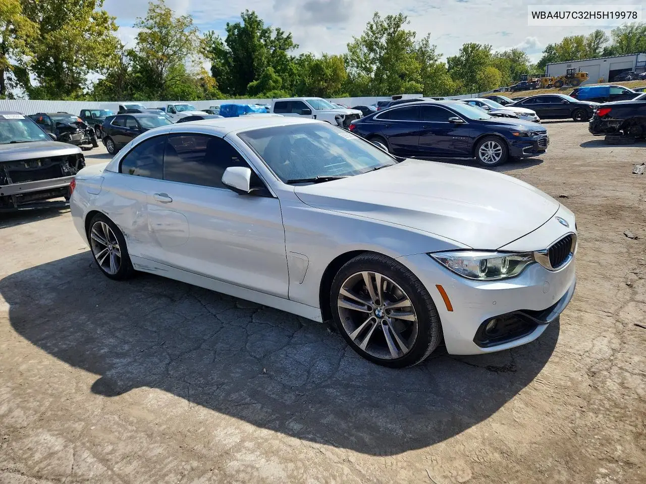 2017 BMW 4ER VIN WBA4U7C32H5H19978 — фото 4