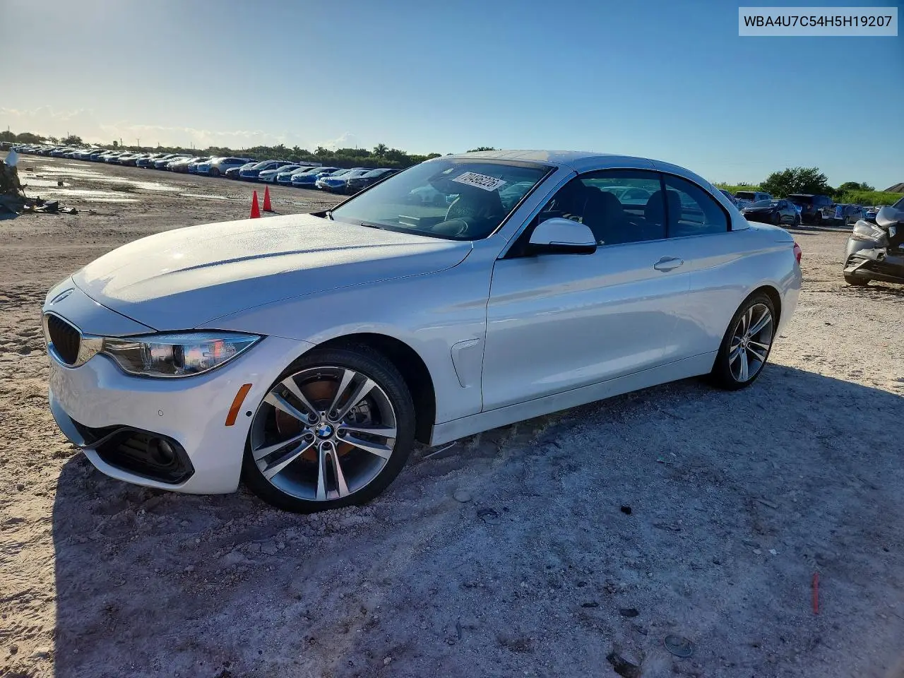 BMW 4ER 2017, VIN WBA4U7C54H5H19207