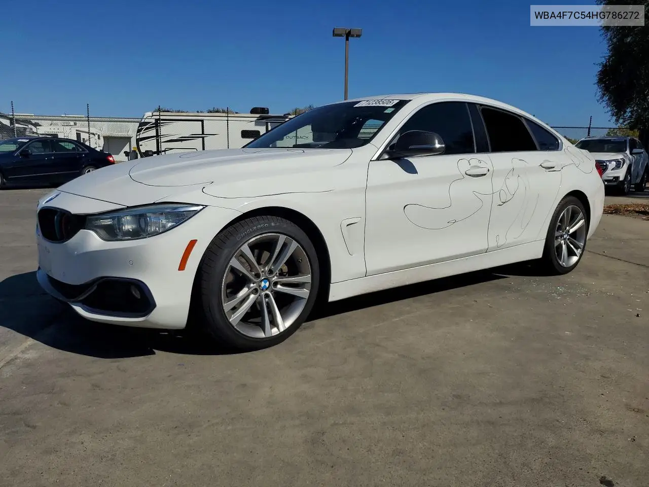 BMW 4ER 2017, VIN WBA4F7C54HG786272
