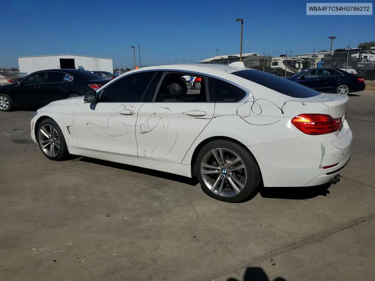 2017 BMW 4ER VIN WBA4F7C54HG786272 — фото 2
