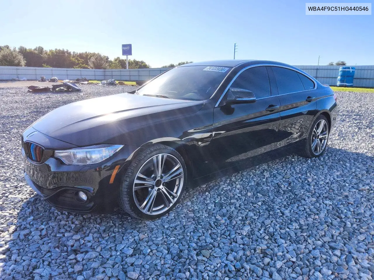 BMW 4ER 2017, VIN WBA4F9C51HG440546