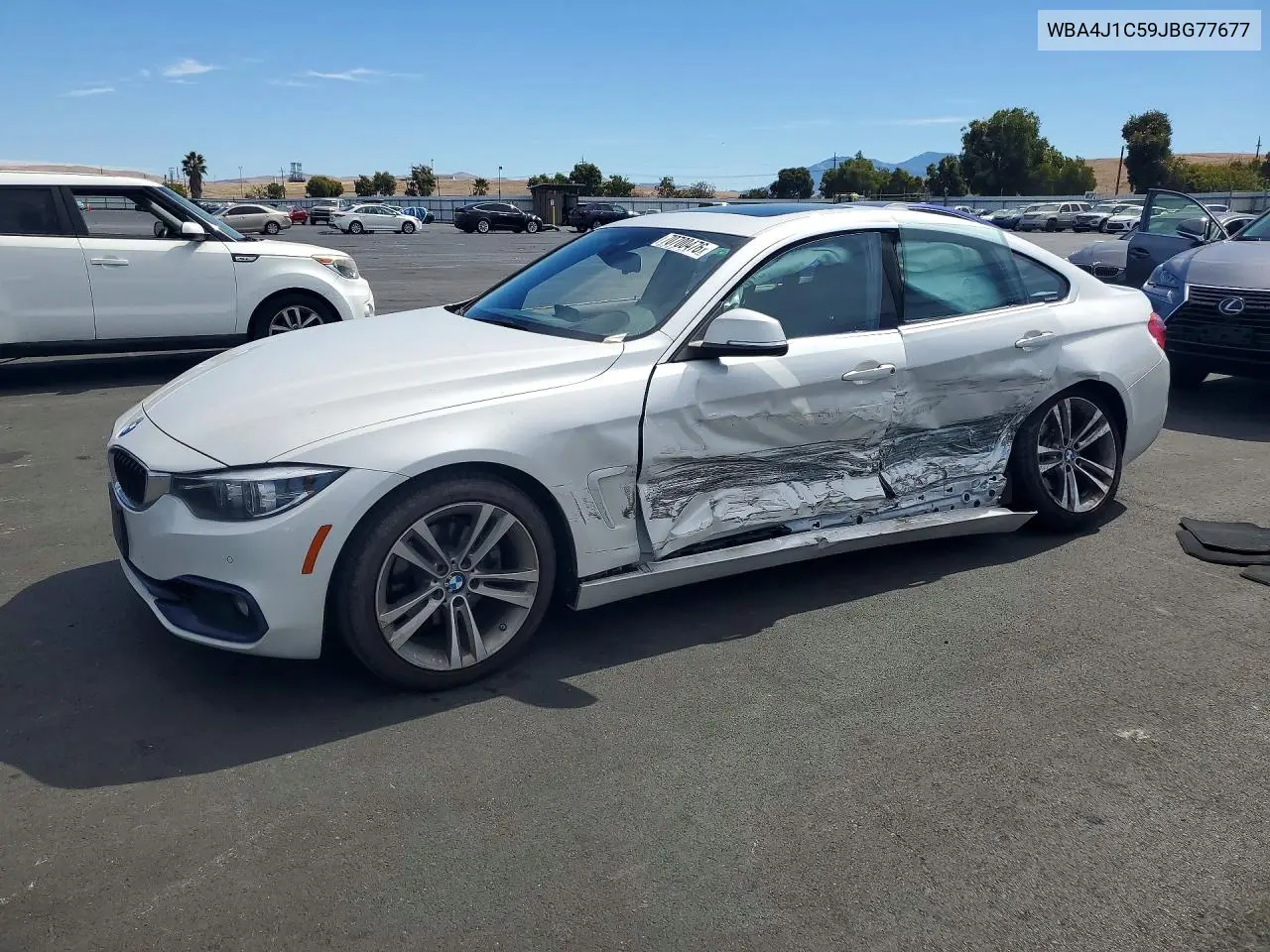 BMW 4ER 2018, VIN WBA4J1C59JBG77677