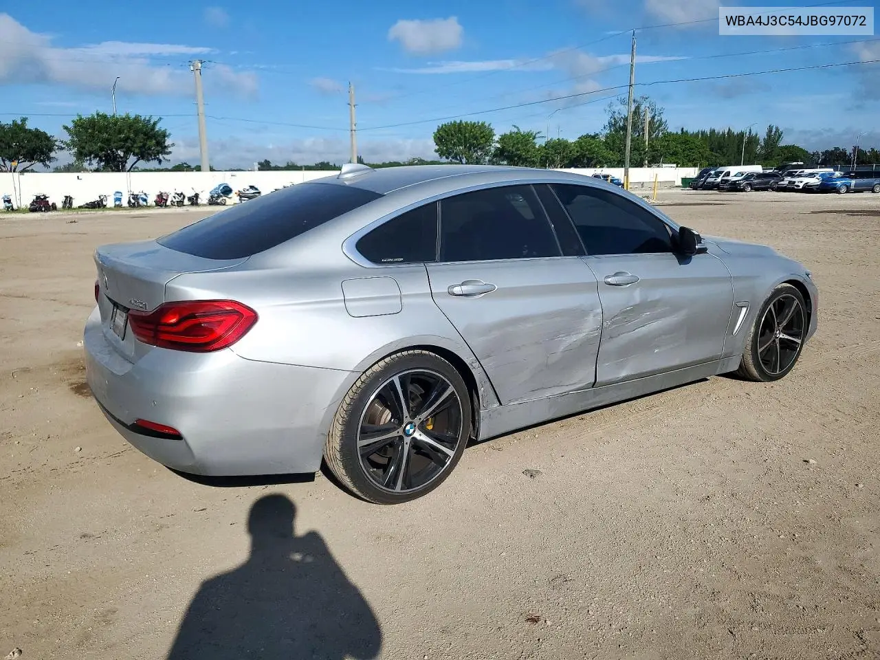 2018 BMW 4ER VIN WBA4J3C54JBG97072 — фото 3