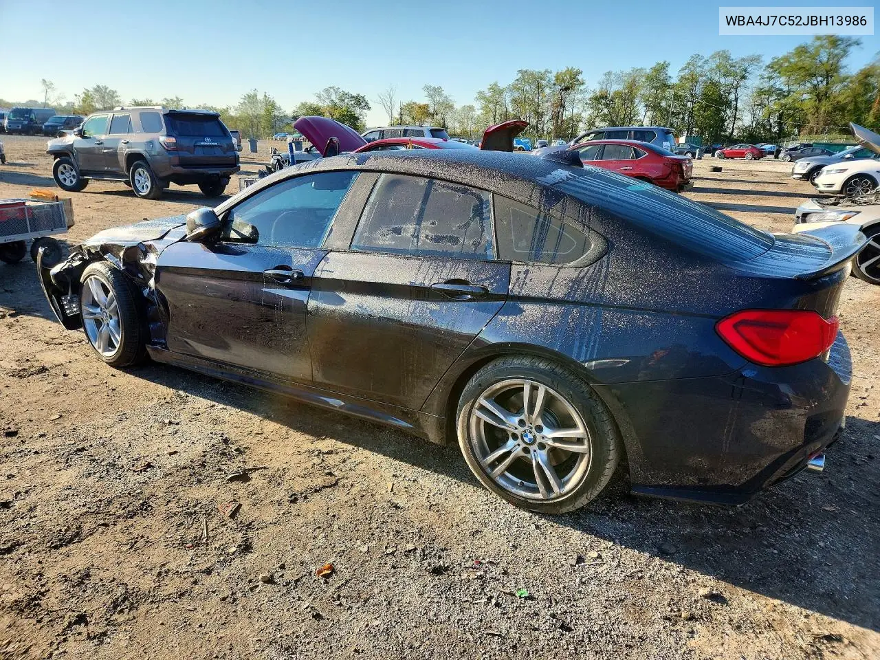 2018 BMW 4ER VIN WBA4J7C52JBH13986 — фото 2