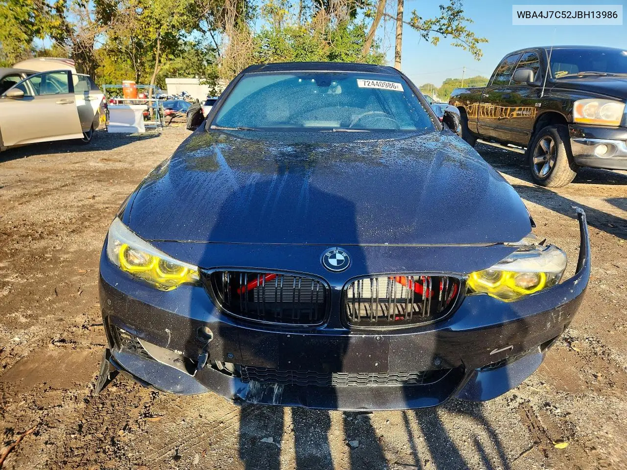 2018 BMW 4ER VIN WBA4J7C52JBH13986 — фото 5