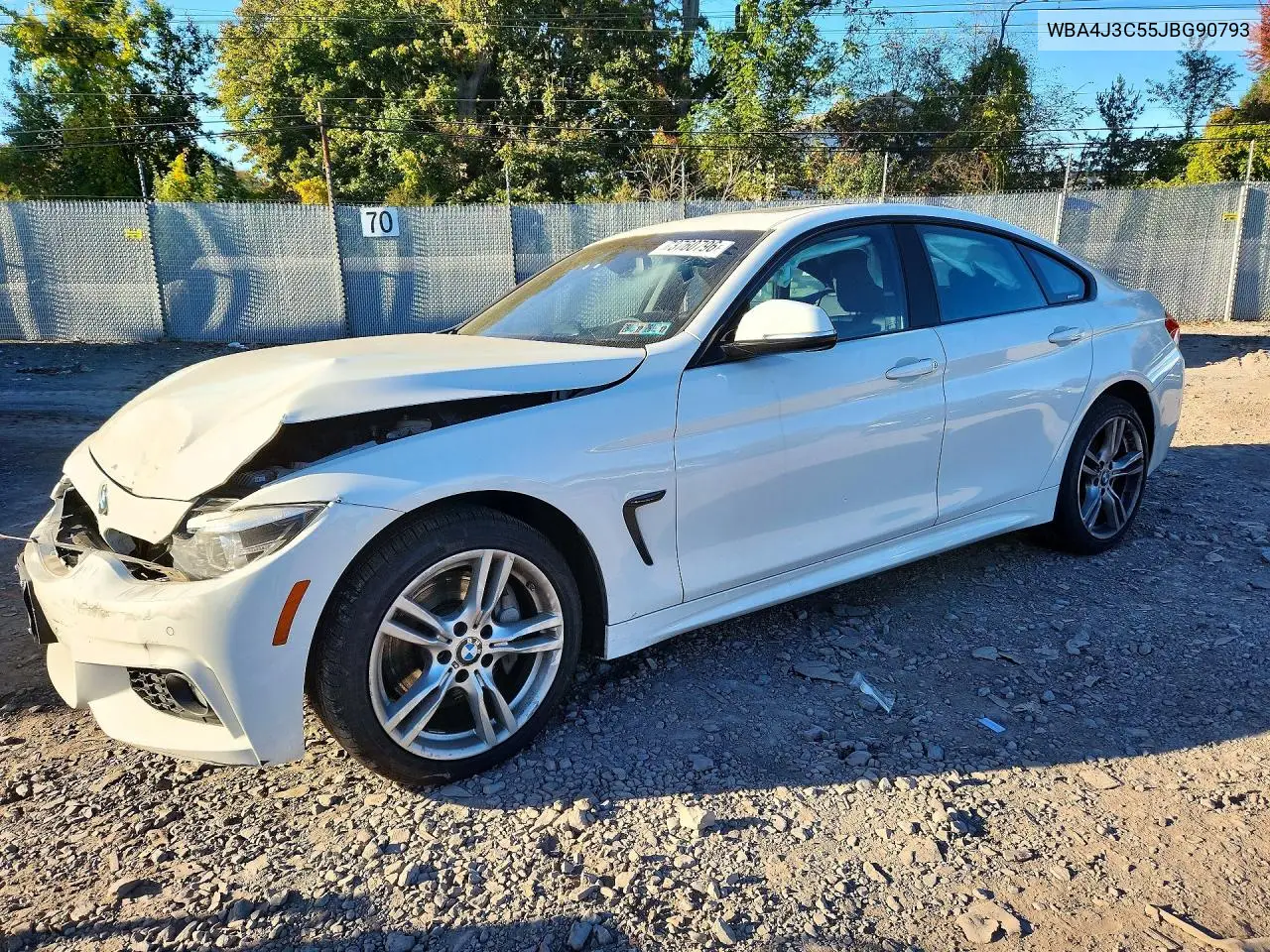BMW 4ER 2018, VIN WBA4J3C55JBG90793