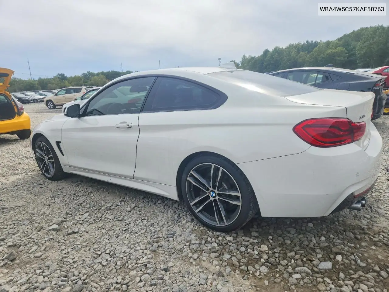2019 BMW 4ER VIN WBA4W5C57KAE50763 — фото 2