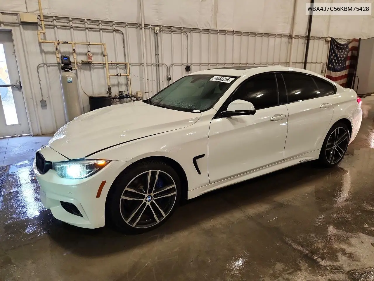 BMW 4ER 2019, VIN WBA4J7C56KBM75428