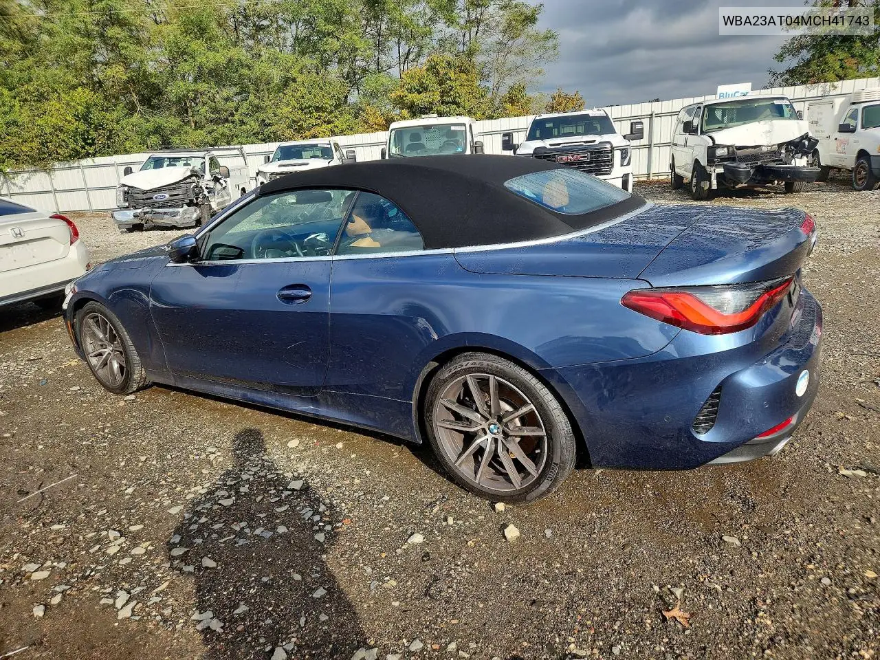 2021 BMW 4ER VIN WBA23AT04MCH41743 — фото 2