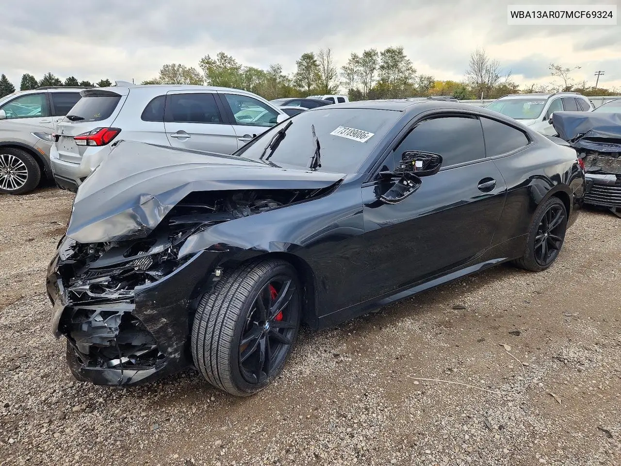 BMW 4ER 2021, VIN WBA13AR07MCF69324