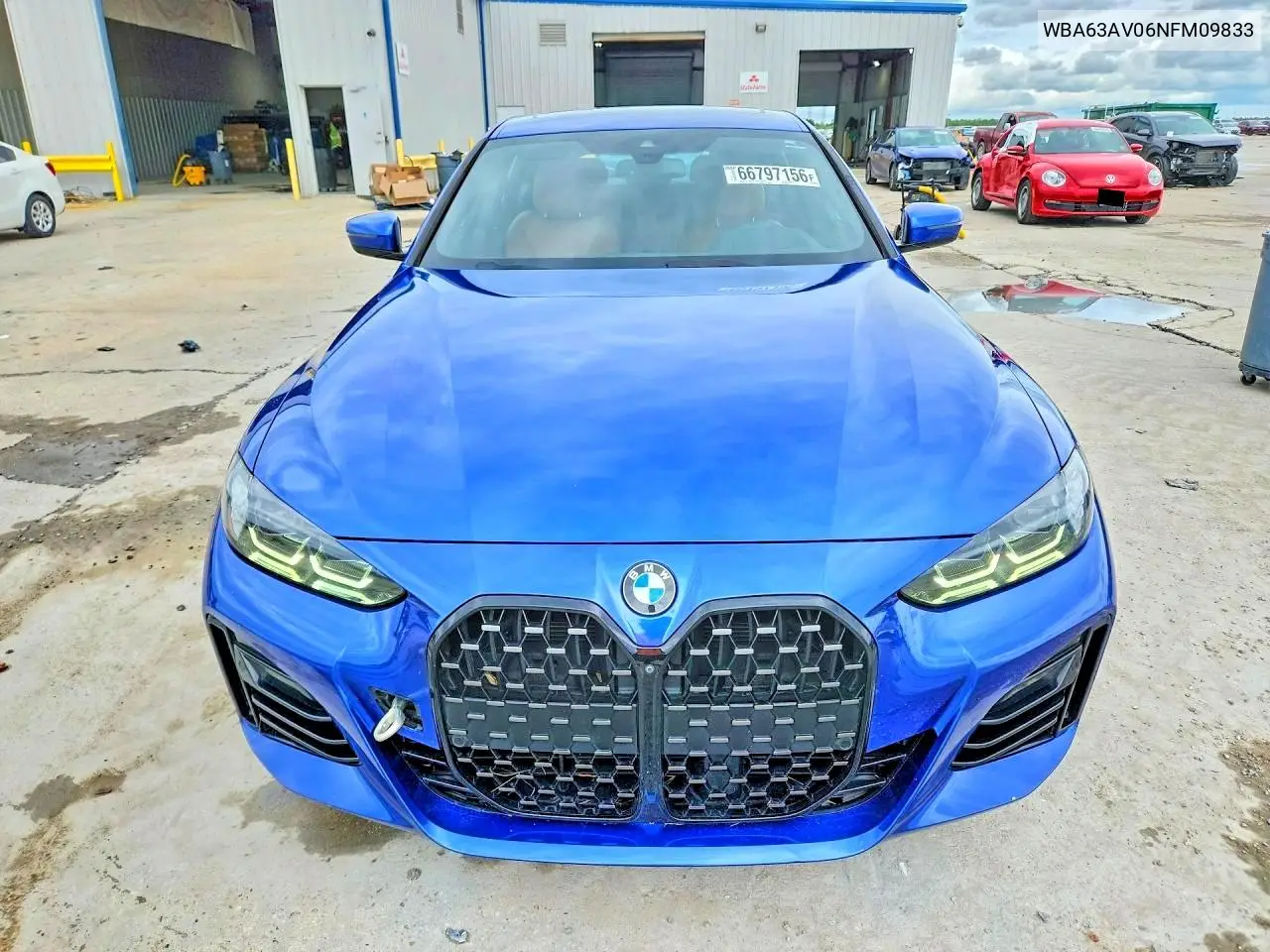 2022 BMW 4ER VIN WBA63AV06NFM09833 — фото 5