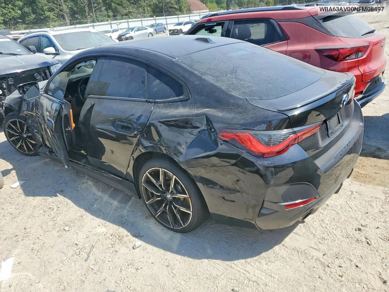 2022 BMW 4ER VIN WBA63AV00NFM08497 — фото 2
