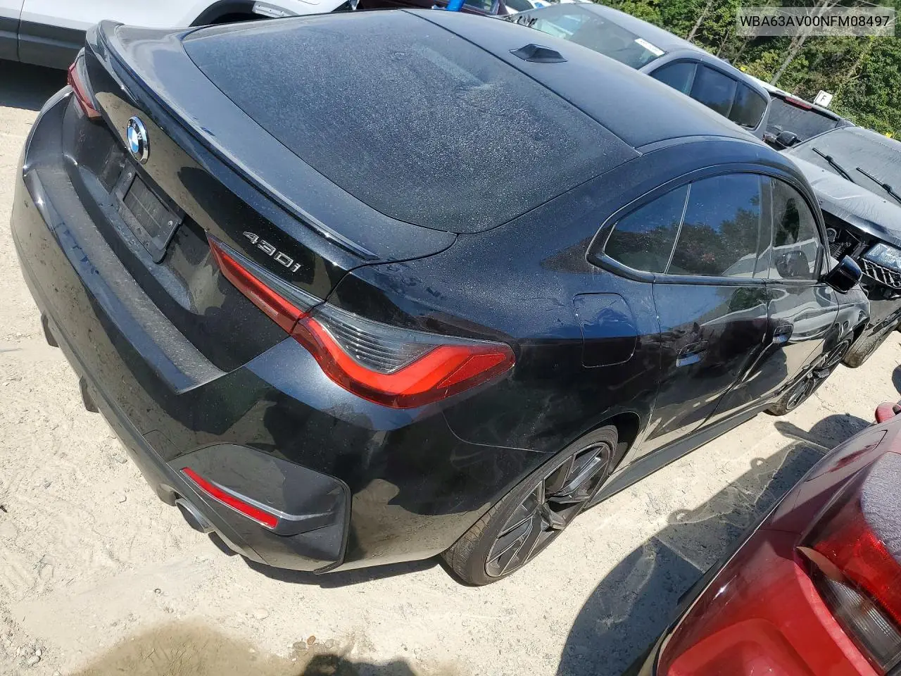 2022 BMW 4ER VIN WBA63AV00NFM08497 — фото 3