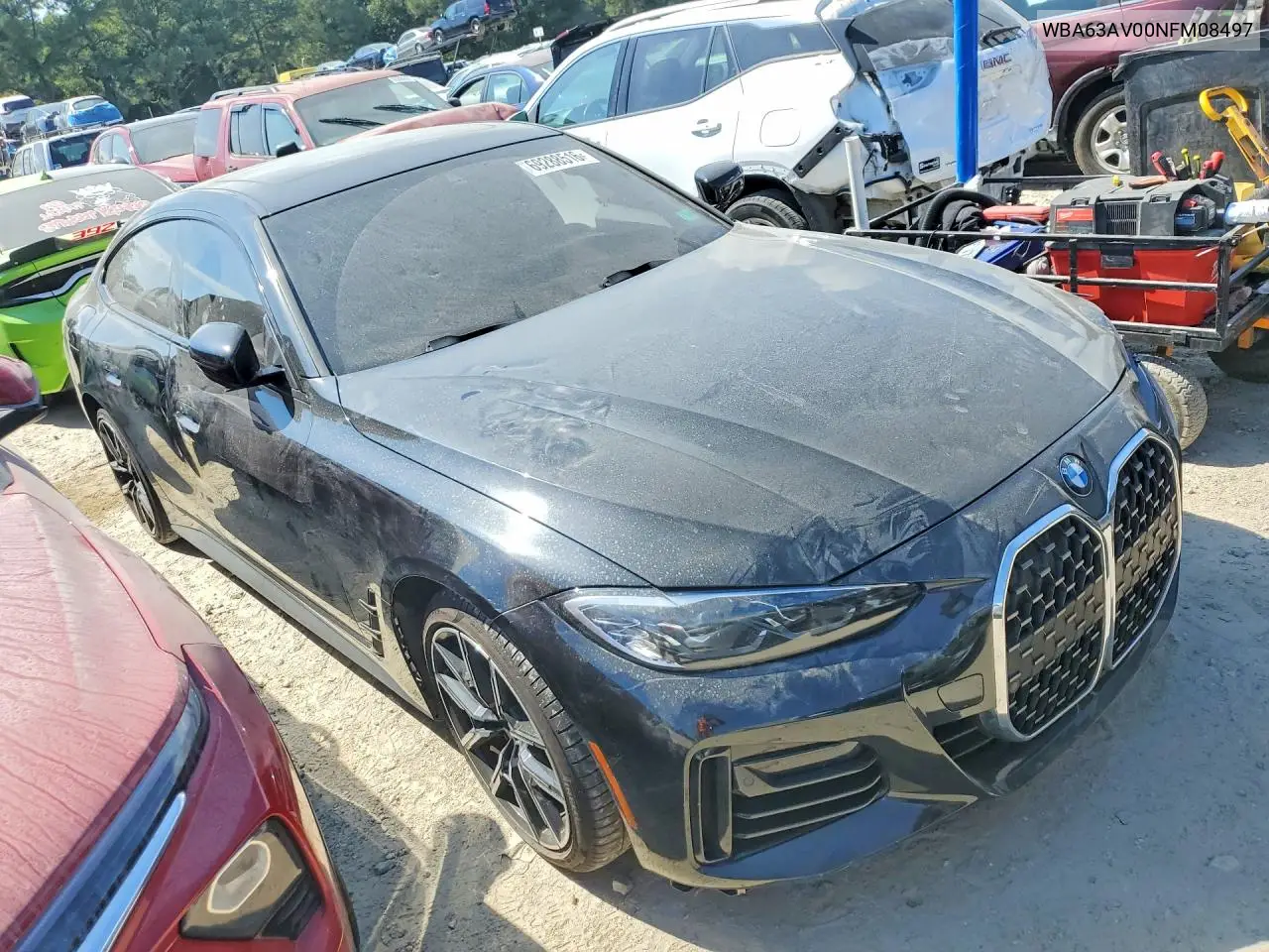 2022 BMW 4ER VIN WBA63AV00NFM08497 — фото 4