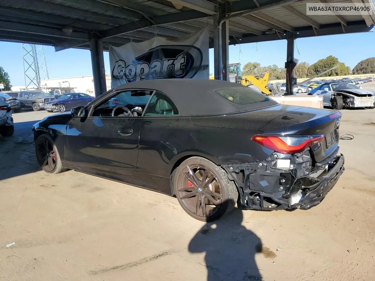2024 BMW 4ER VIN WBA63AT0XRCP46905 — фото 2