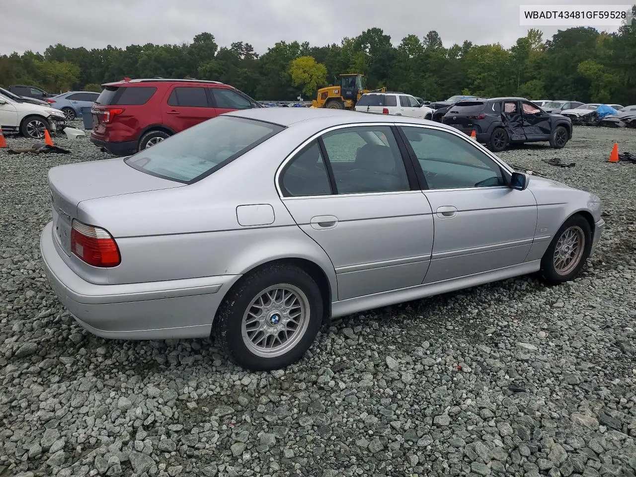 2001 BMW 5ER VIN WBADT43481GF59528 — фото 3