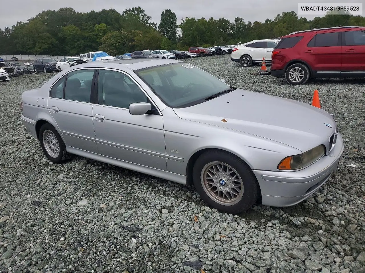 2001 BMW 5ER VIN WBADT43481GF59528 — фото 4