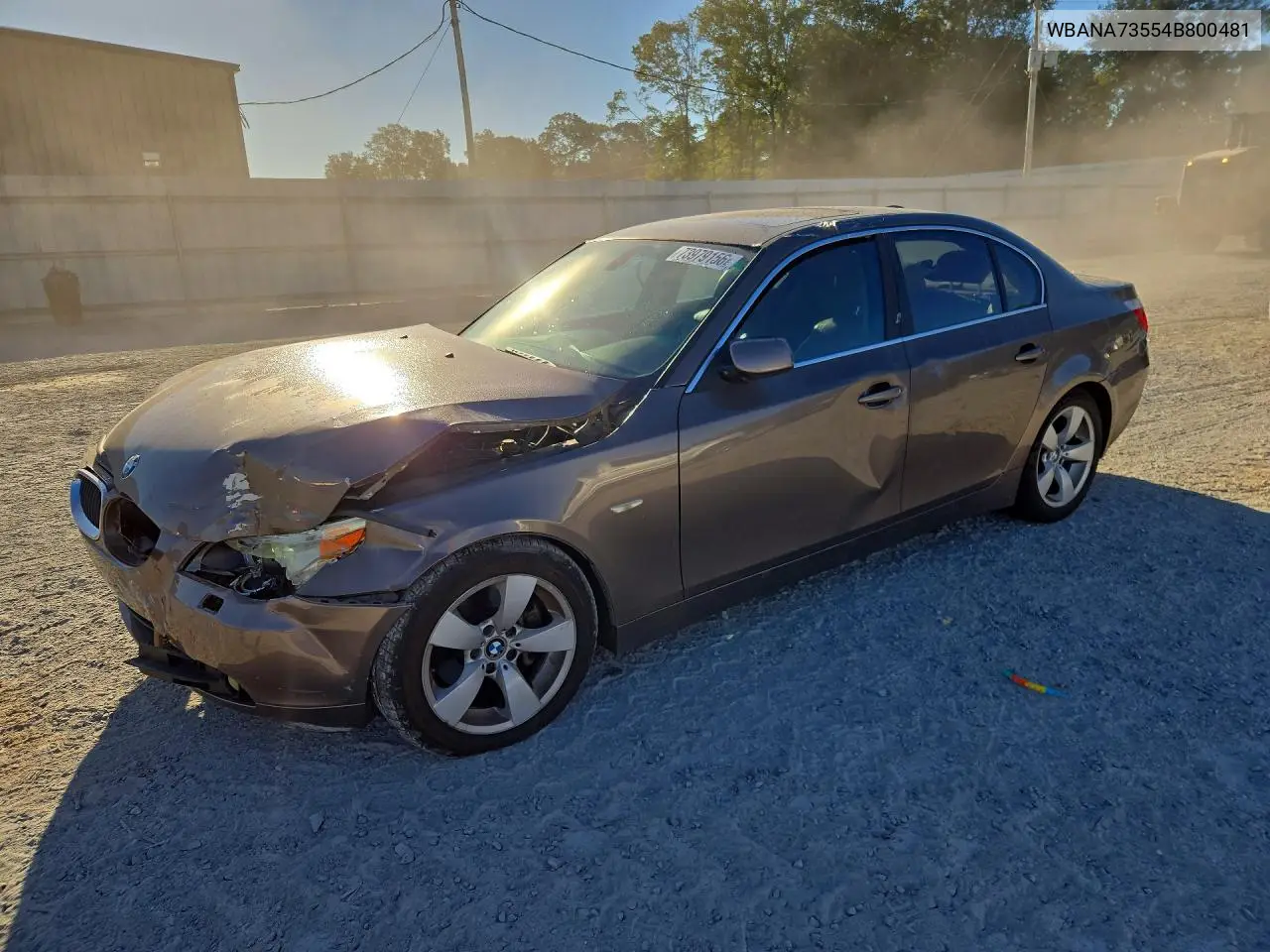 BMW 5ER 2004, VIN WBANA73554B800481