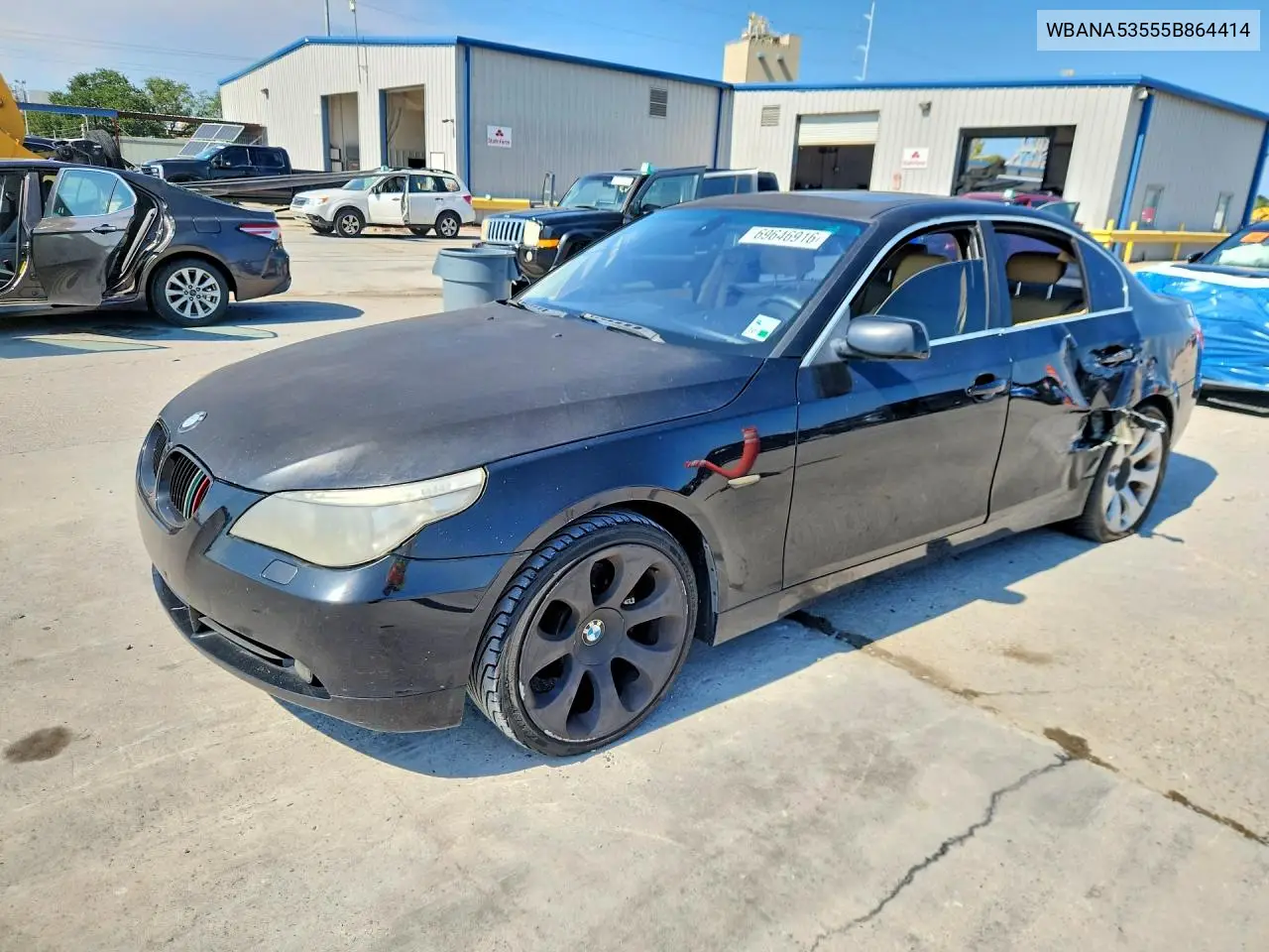 2005 BMW 5ER VIN WBANA53555B864414 — фото 1