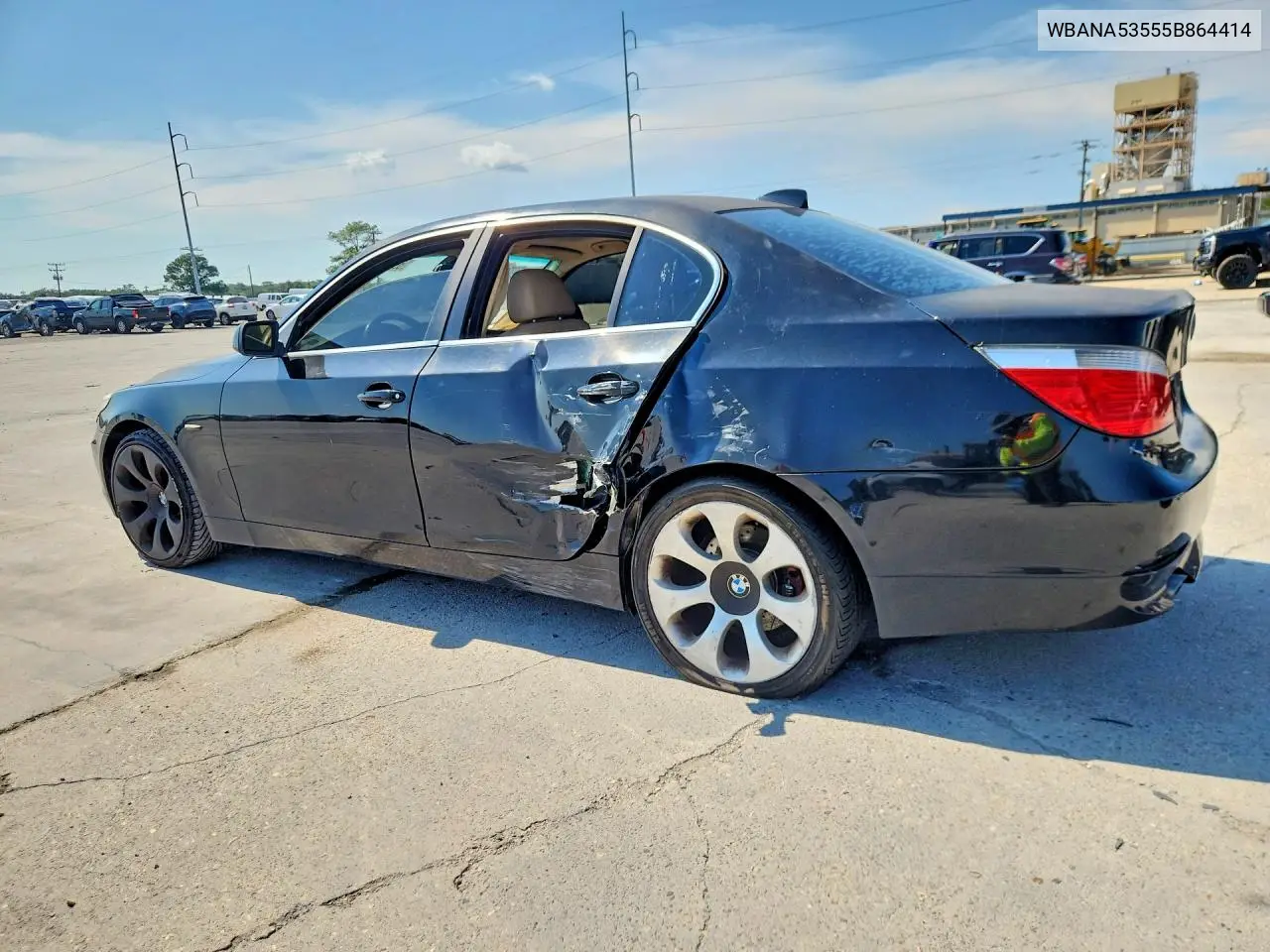 2005 BMW 5ER VIN WBANA53555B864414 — фото 2