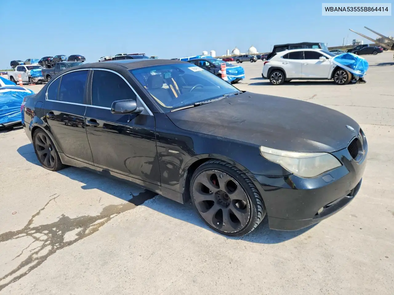 2005 BMW 5ER VIN WBANA53555B864414 — фото 4