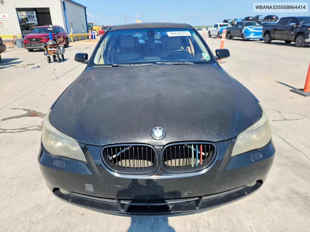 2005 BMW 5ER VIN WBANA53555B864414 — фото 5