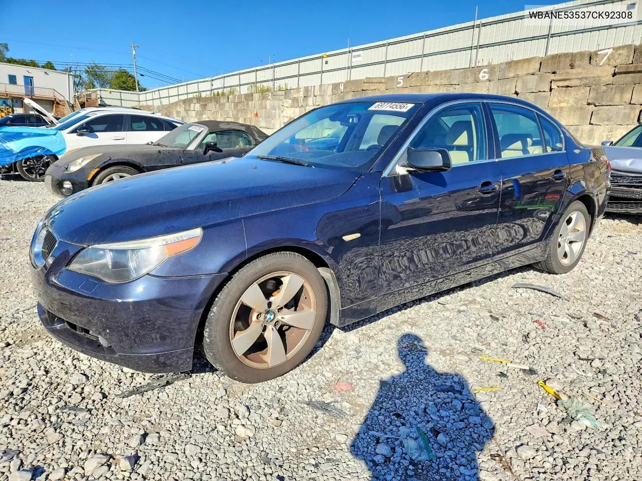BMW 5ER 2007, VIN WBANE53537CK92308