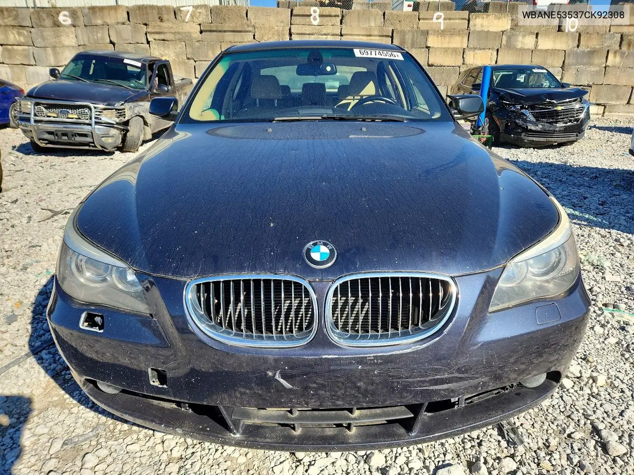 2007 BMW 5ER VIN WBANE53537CK92308 — фото 5