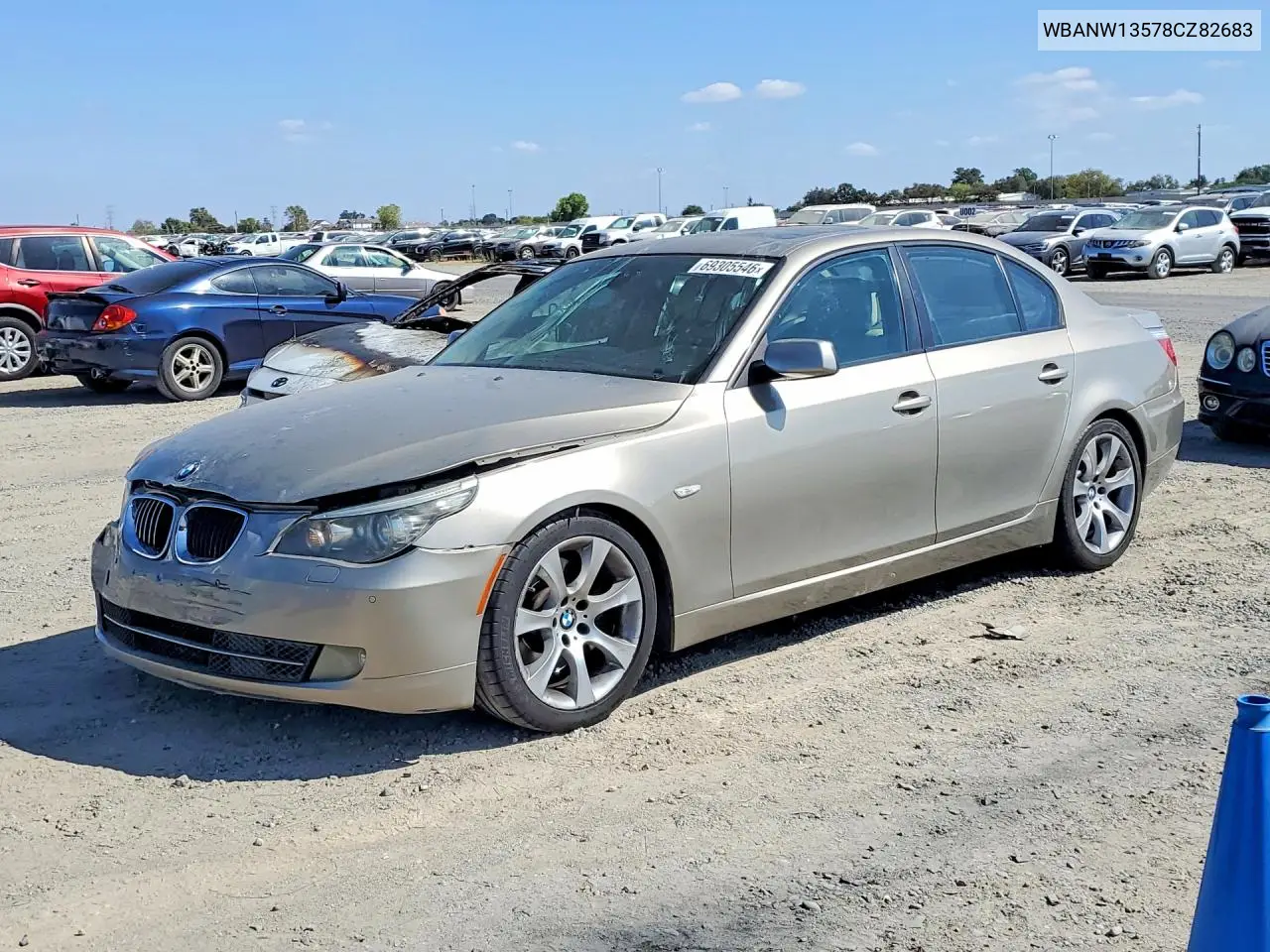 BMW 5ER 2008, VIN WBANW13578CZ82683