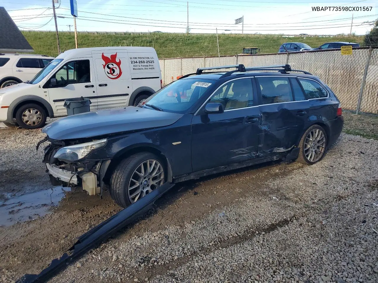 BMW 5ER 2008, VIN WBAPT73598CX01567