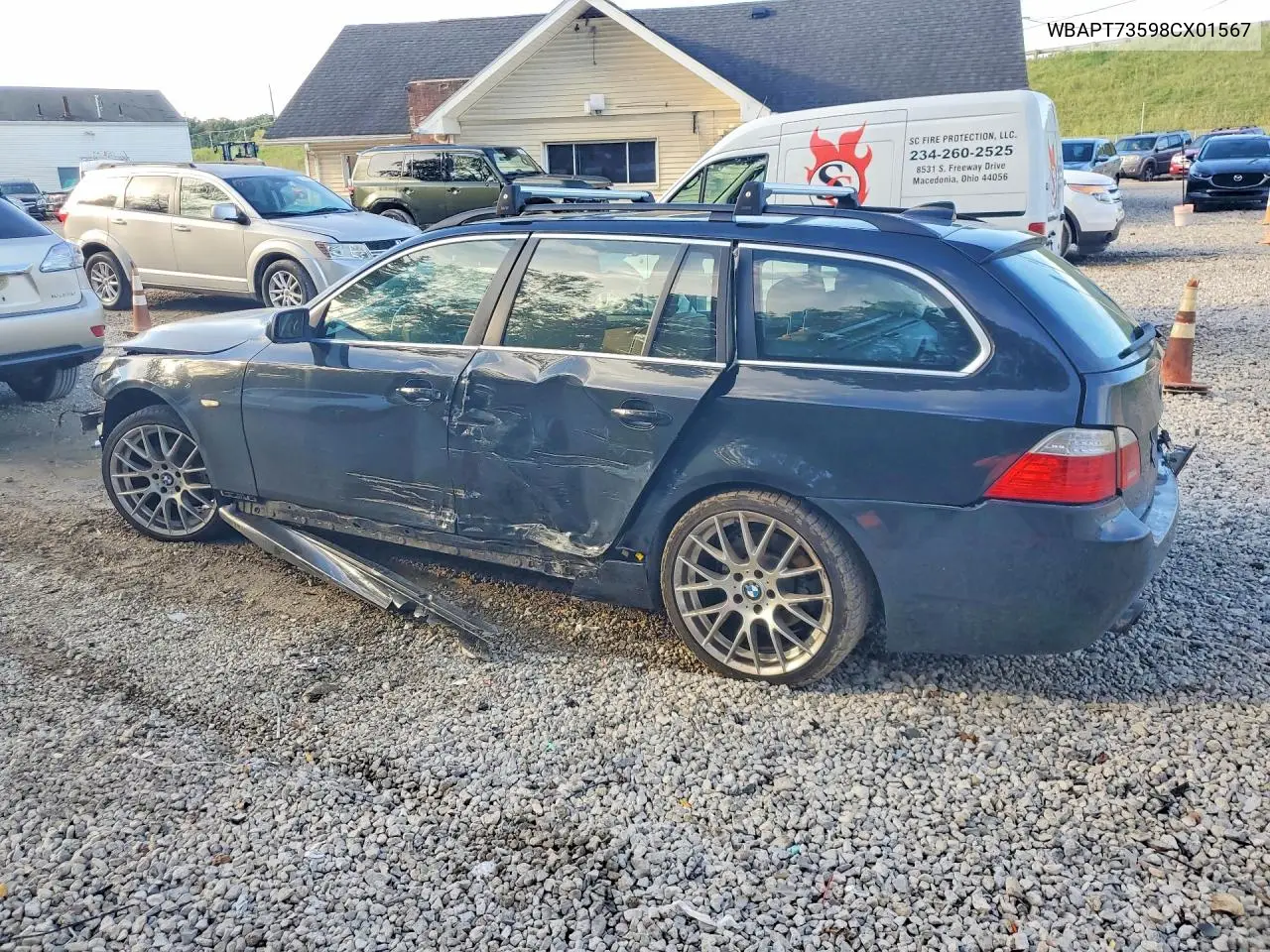 2008 BMW 5ER VIN WBAPT73598CX01567 — фото 2
