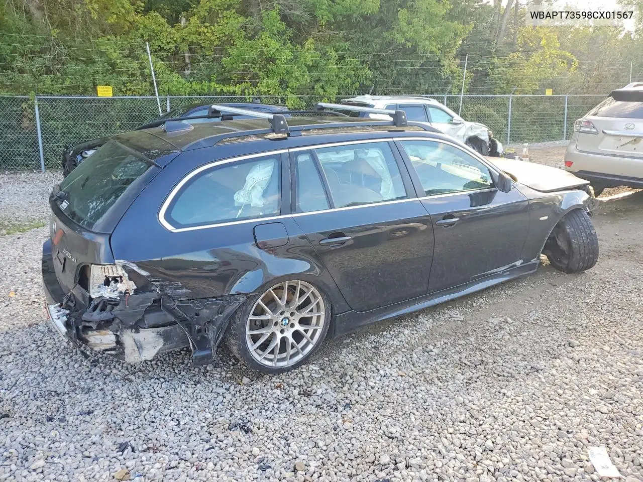 2008 BMW 5ER VIN WBAPT73598CX01567 — фото 3