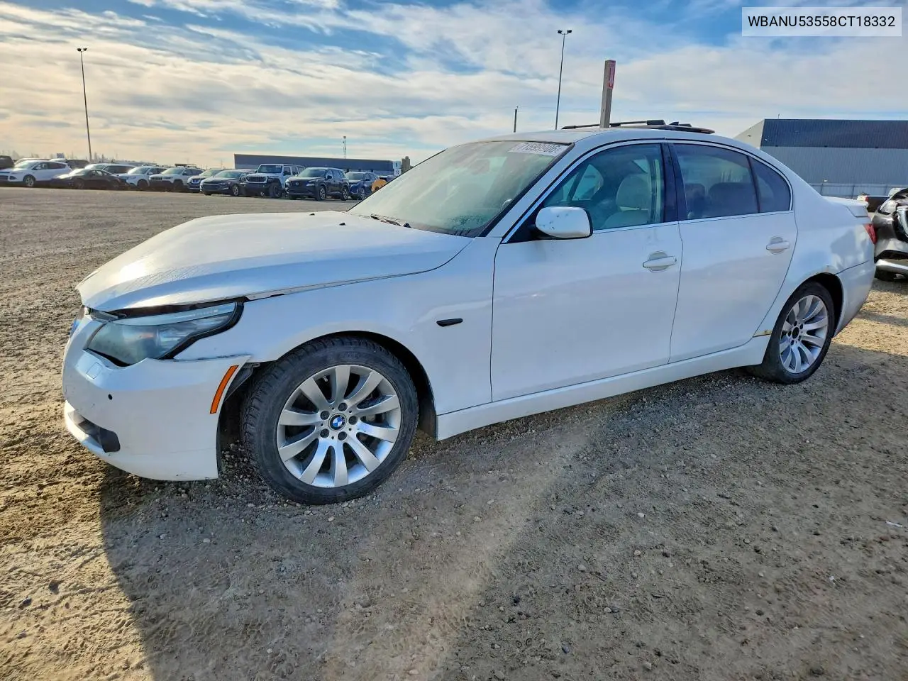 BMW 5ER 2008, VIN WBANU53558CT18332