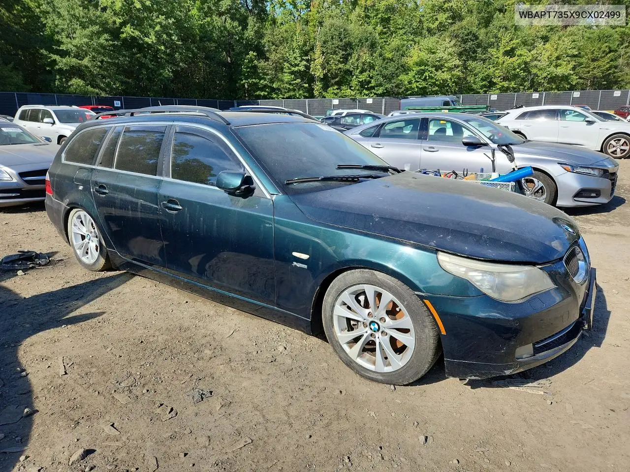 2009 BMW 5ER VIN WBAPT735X9CX02499 — фото 4