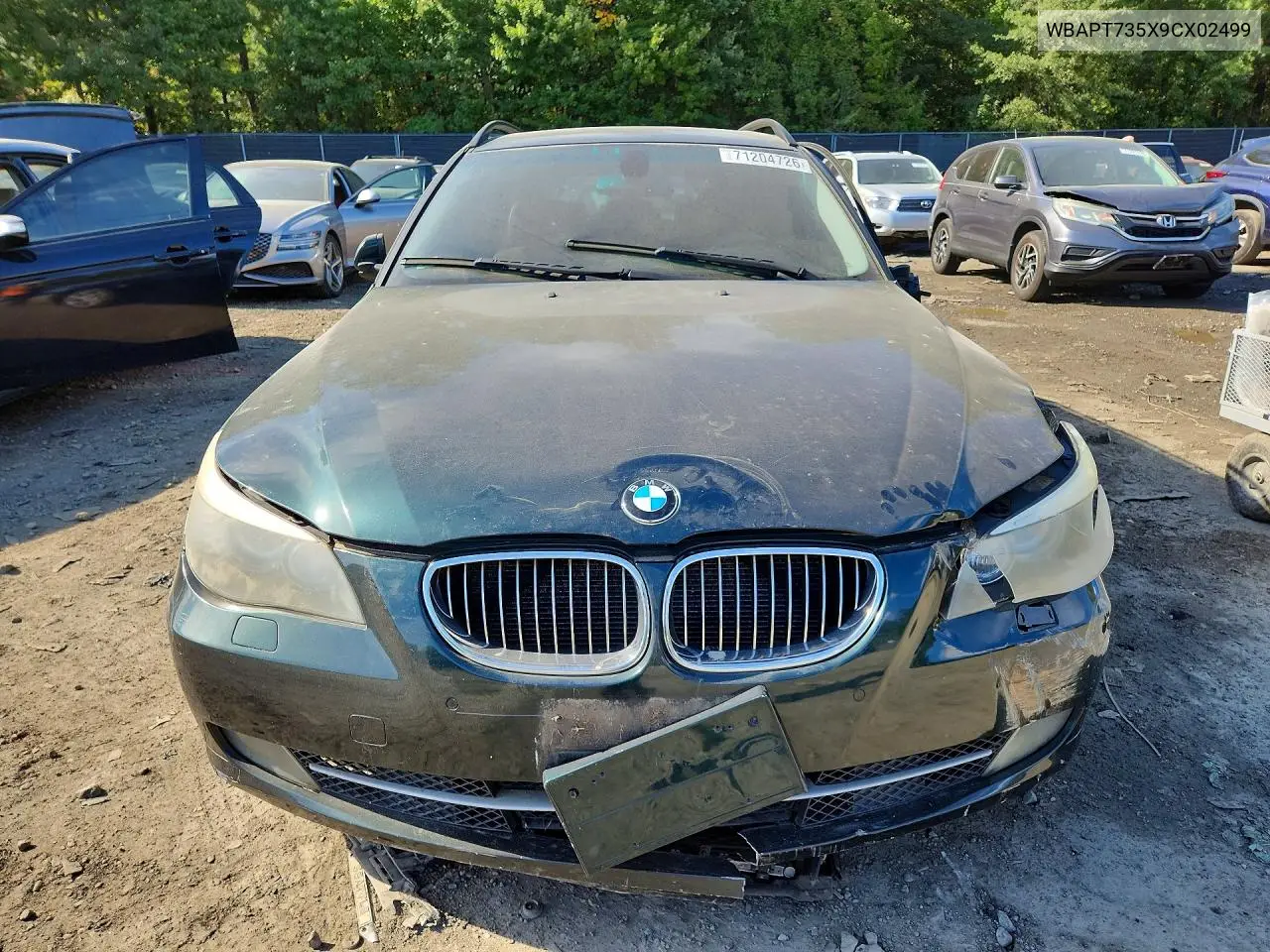 2009 BMW 5ER VIN WBAPT735X9CX02499 — фото 5