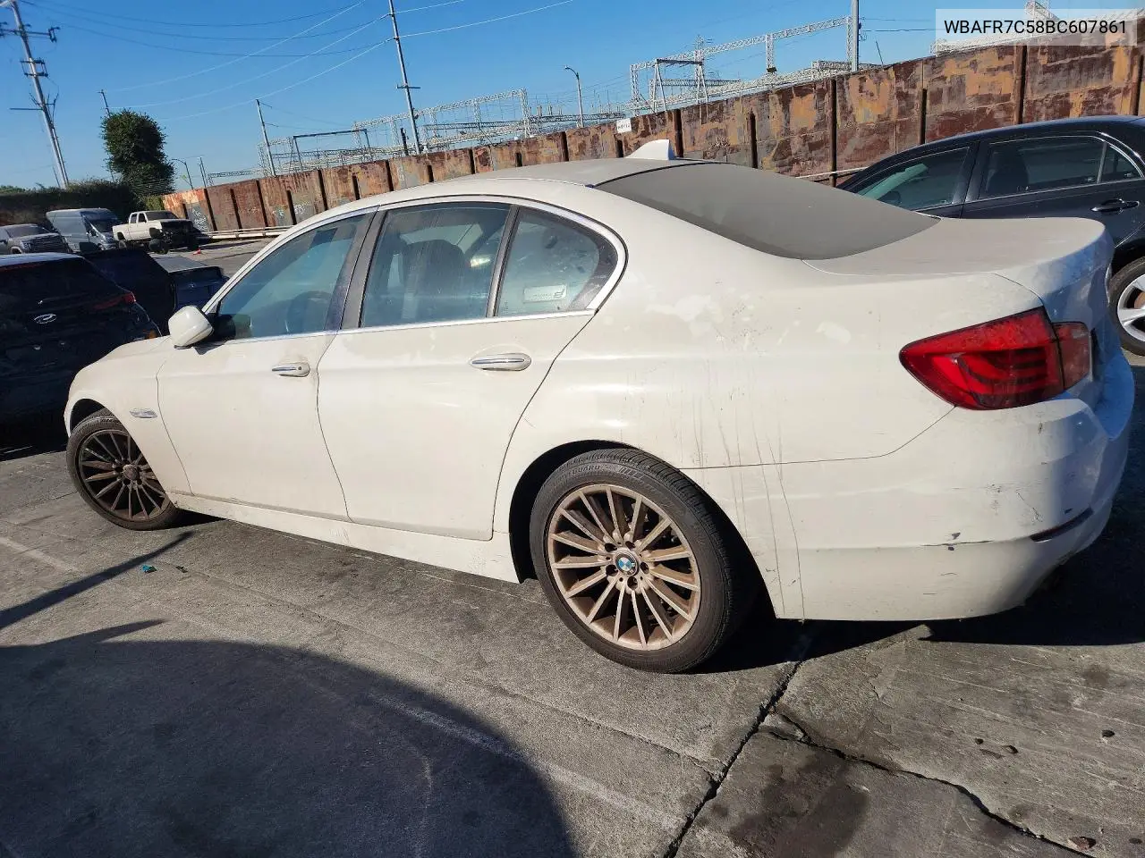 2011 BMW 5ER VIN WBAFR7C58BC607861 — фото 3